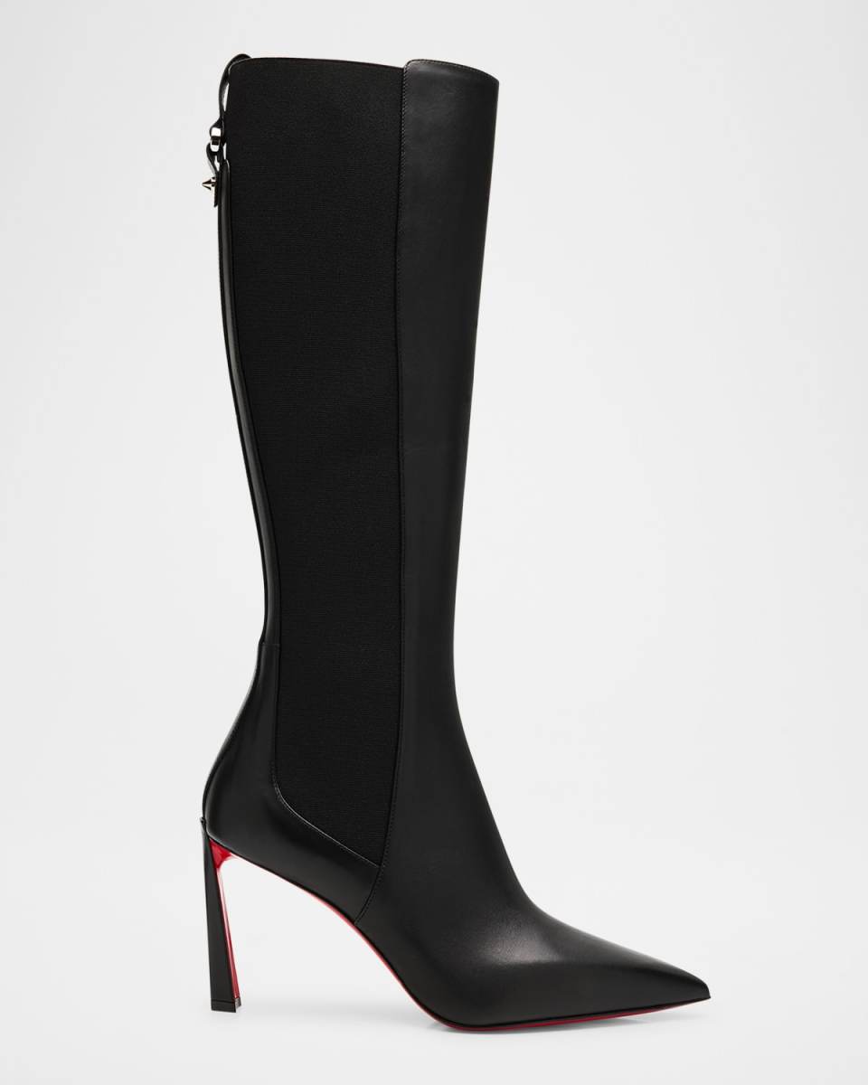 85mm Condodo Leather Knee-High Boots